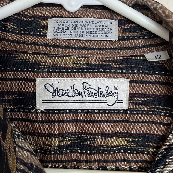 True Vintage Diane Von Furstenberg Button Shirt - Picture 5 of 5